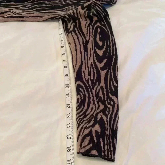 Chico’s Gray & Black Open Front Cardigan, Size 1 (Medium or 8). - Picture 9 of 9